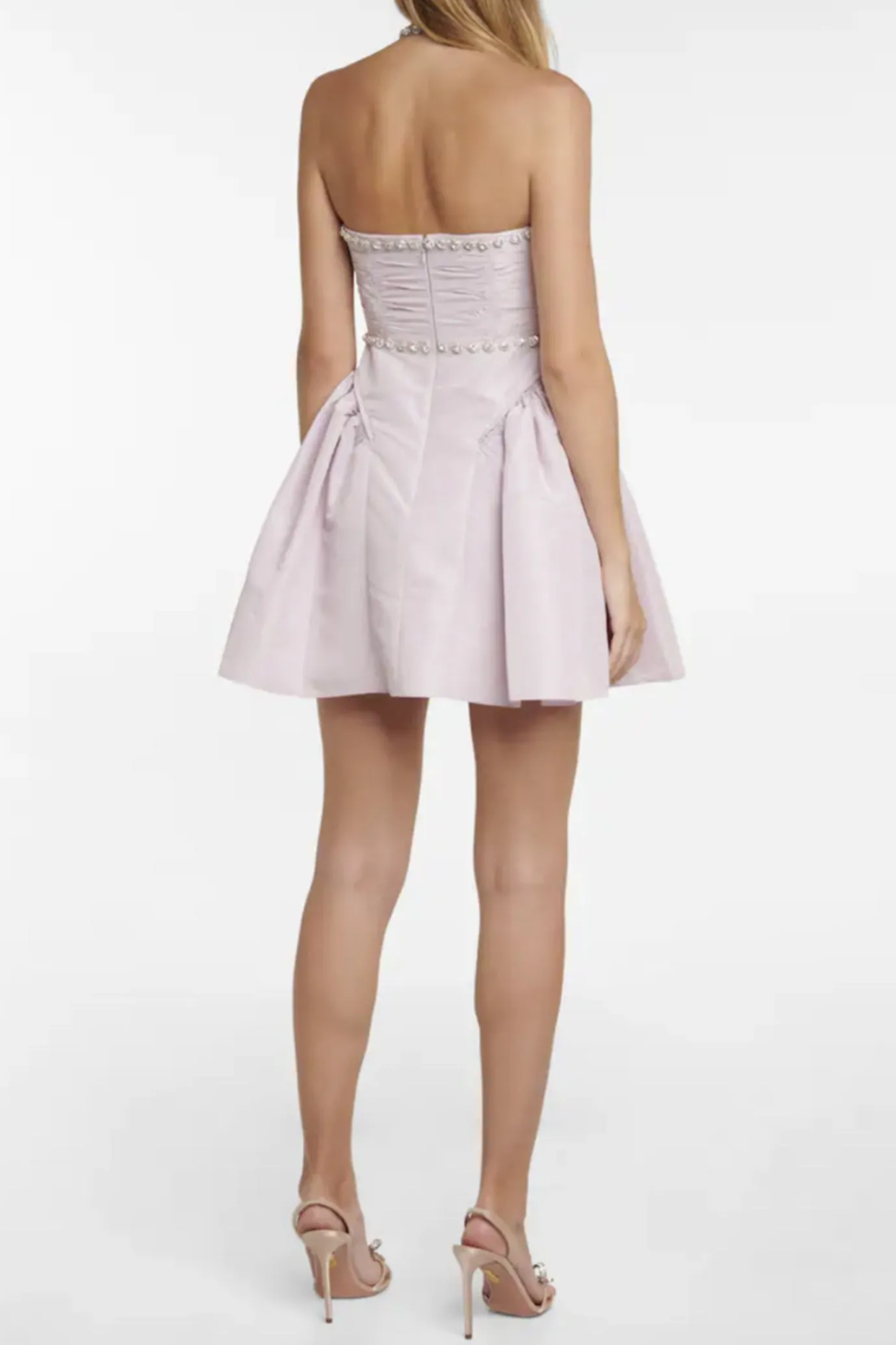 Embellished Taffeta Mini Dress by Self-Portrait