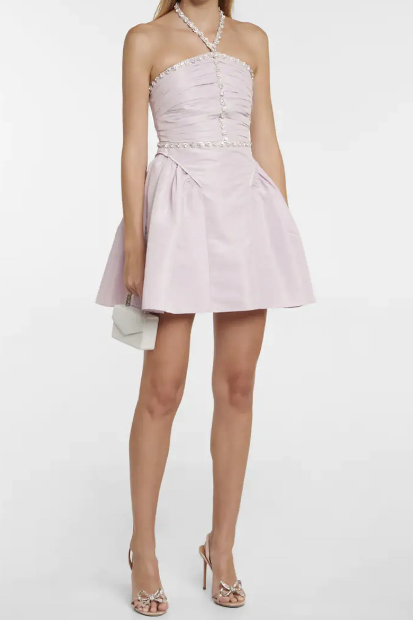 Embellished Taffeta Mini Dress by Self-Portrait