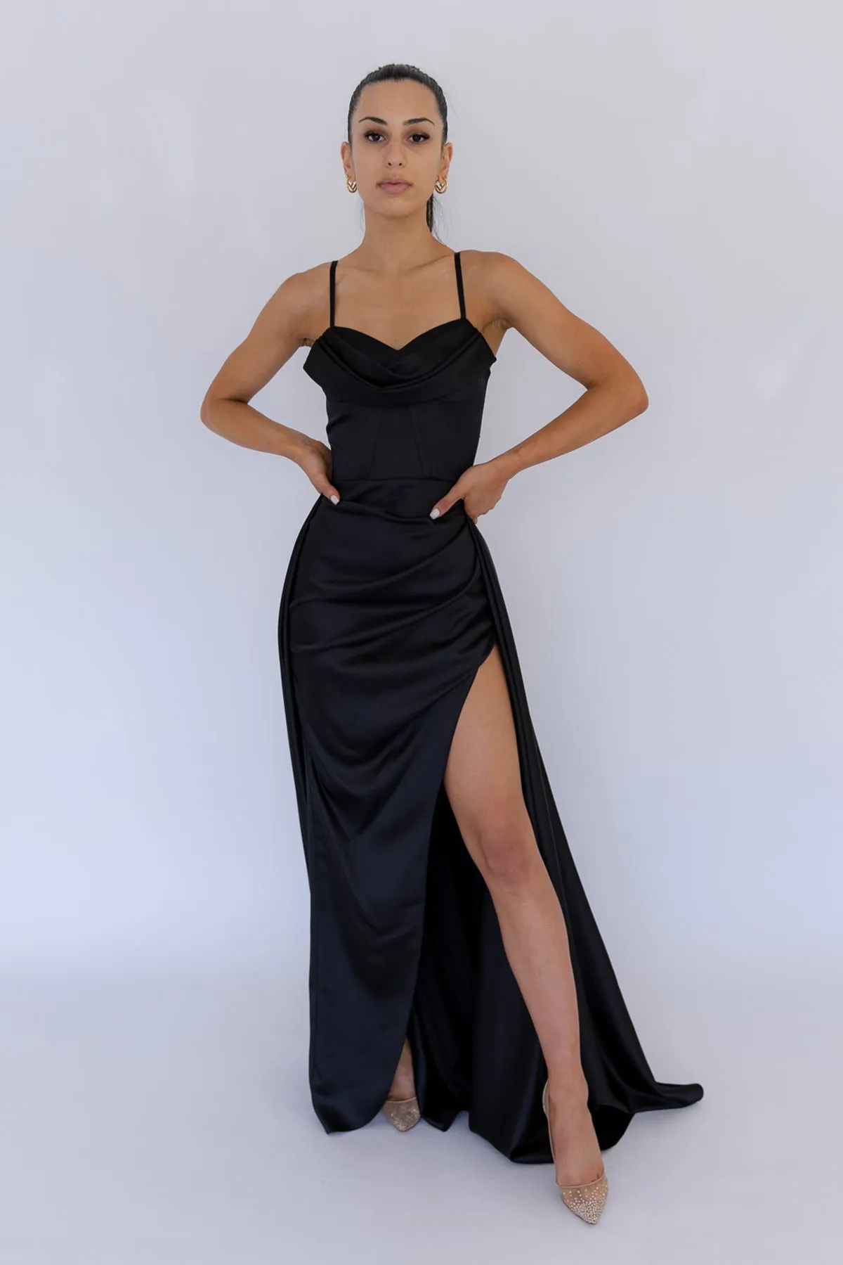 Embrace Corset Gown Black by HSH