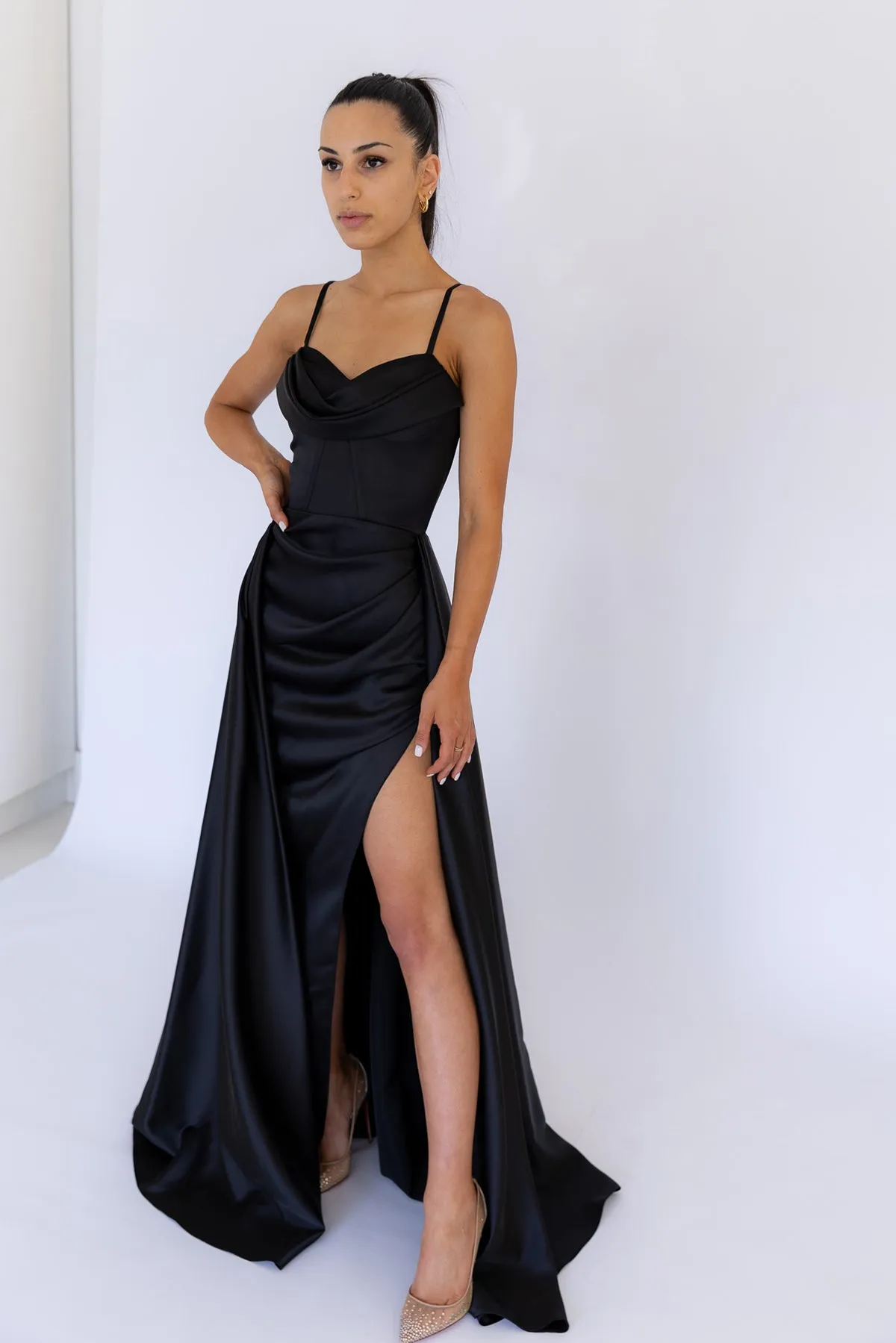 Embrace Corset Gown Black by HSH