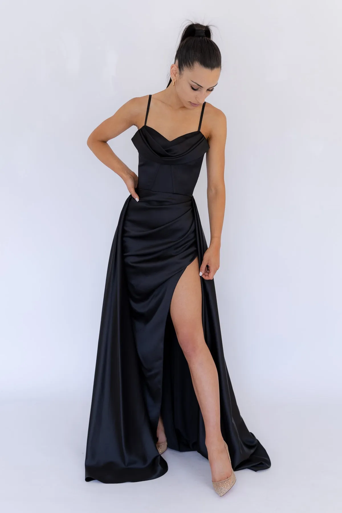 Embrace Corset Gown Black by HSH