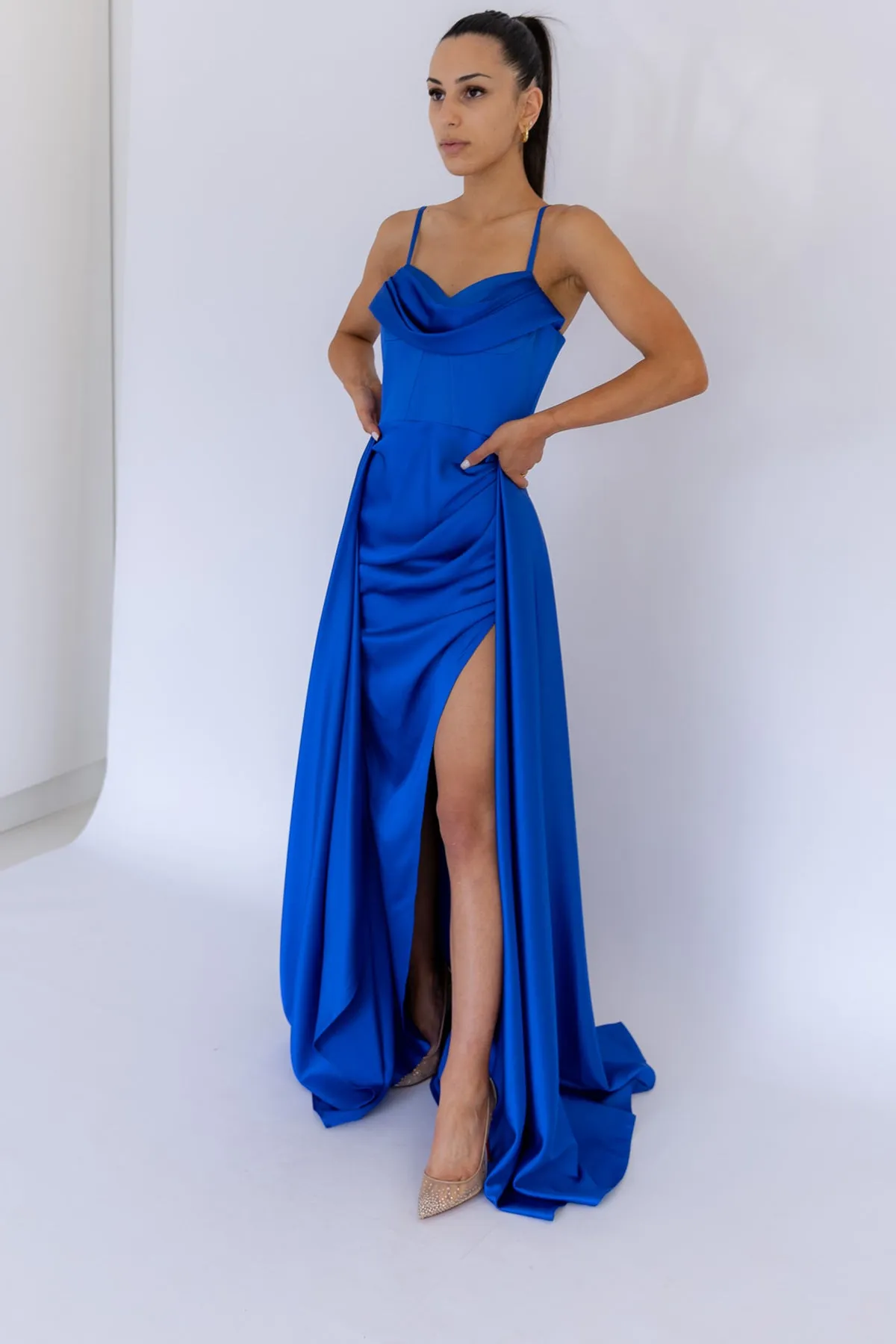 Embrace Corset Gown Blue by HSH