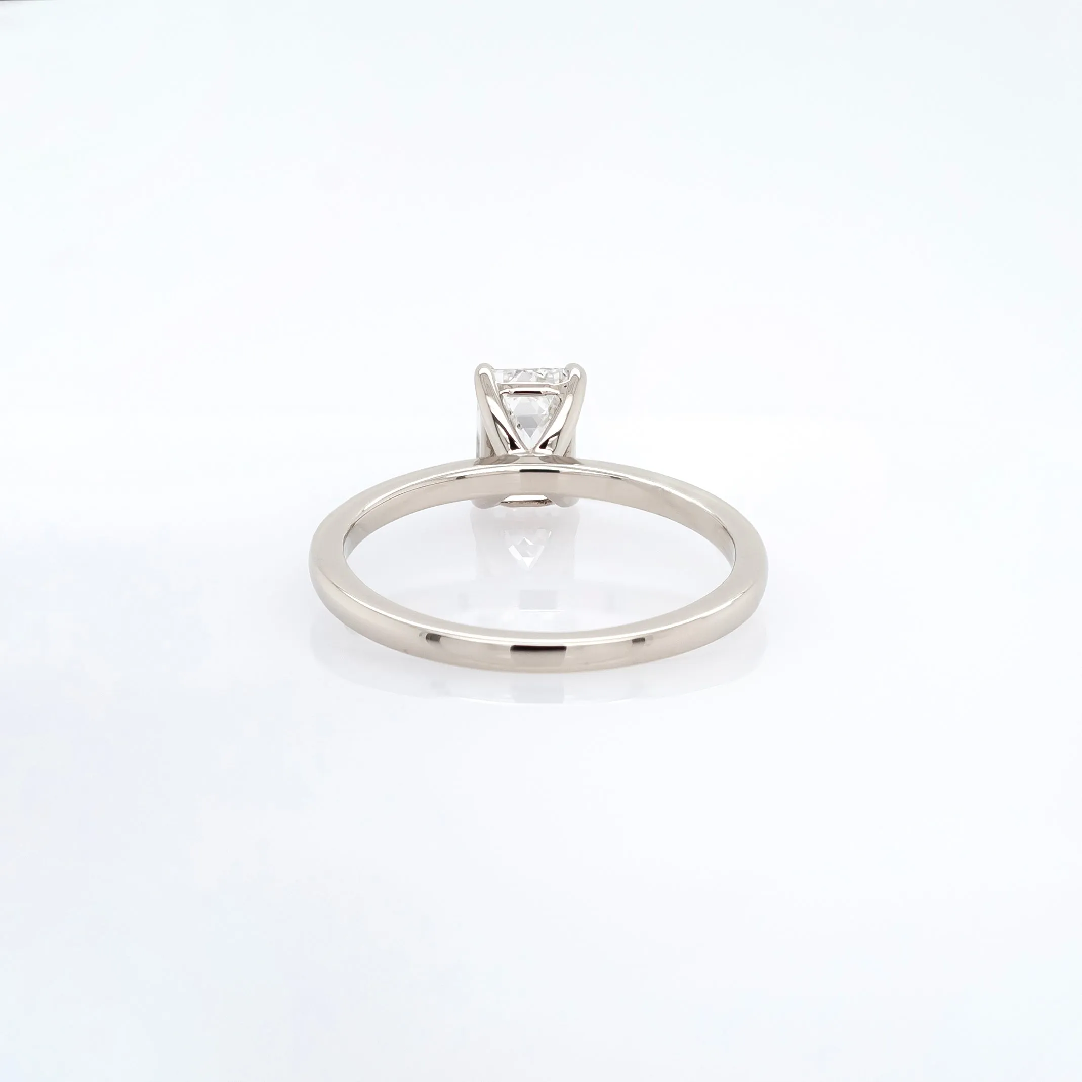 Emerald Cut Diamond Solitaire
