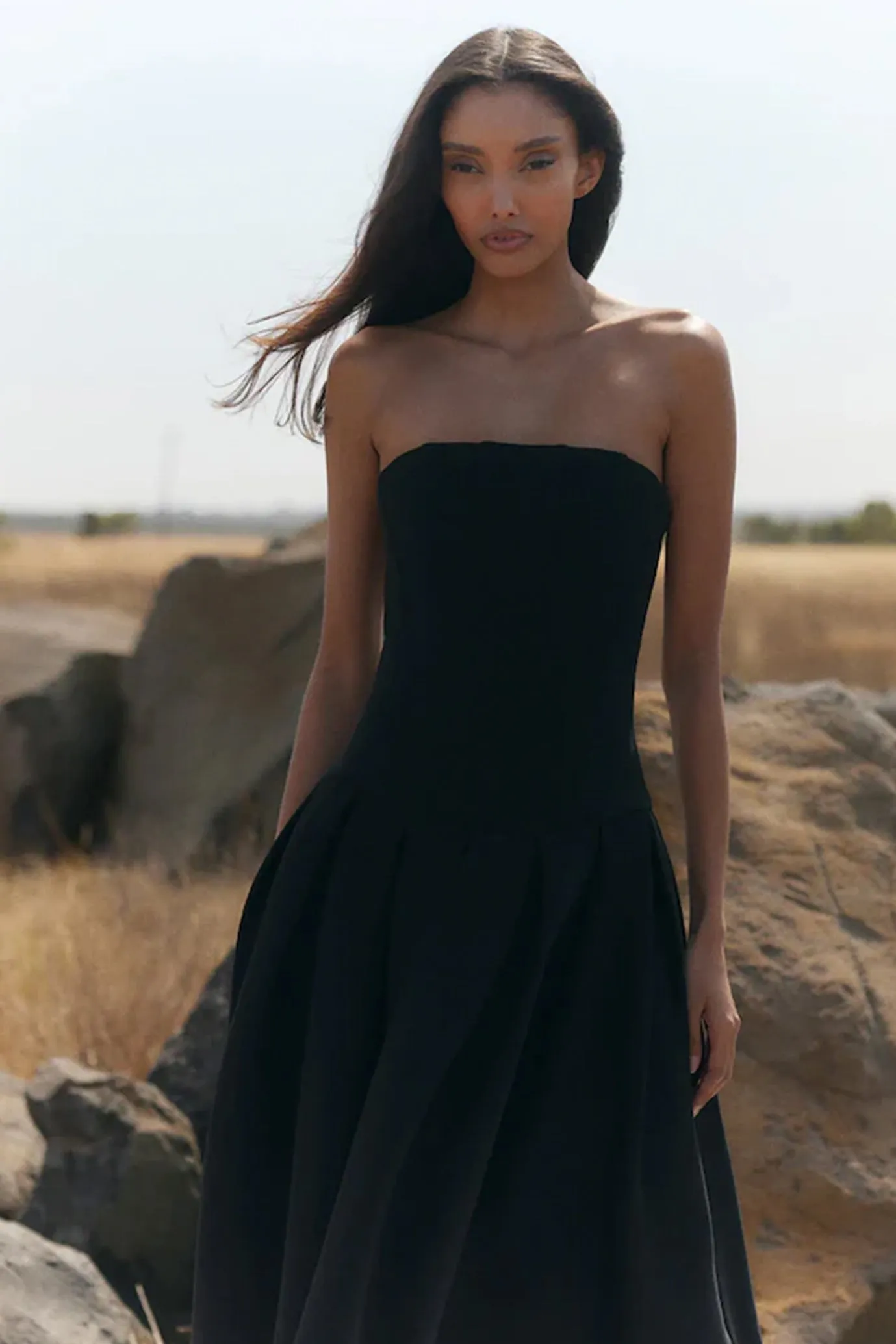 Enchant Maxi Dress Black by Mossman