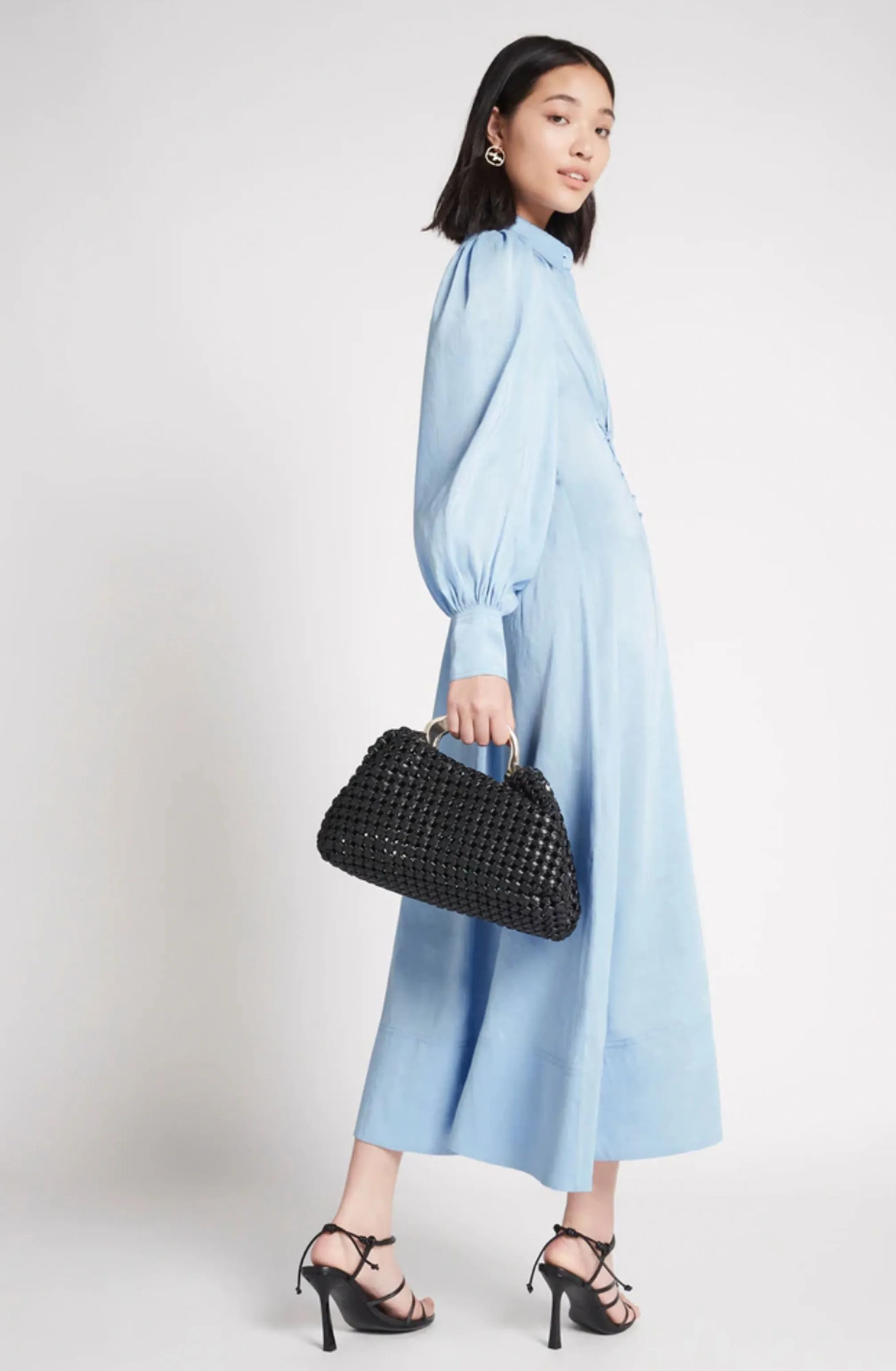 Ephemera Lace-Up Shirt Dress by Aje