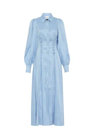 Ephemera Lace-Up Shirt Dress by Aje