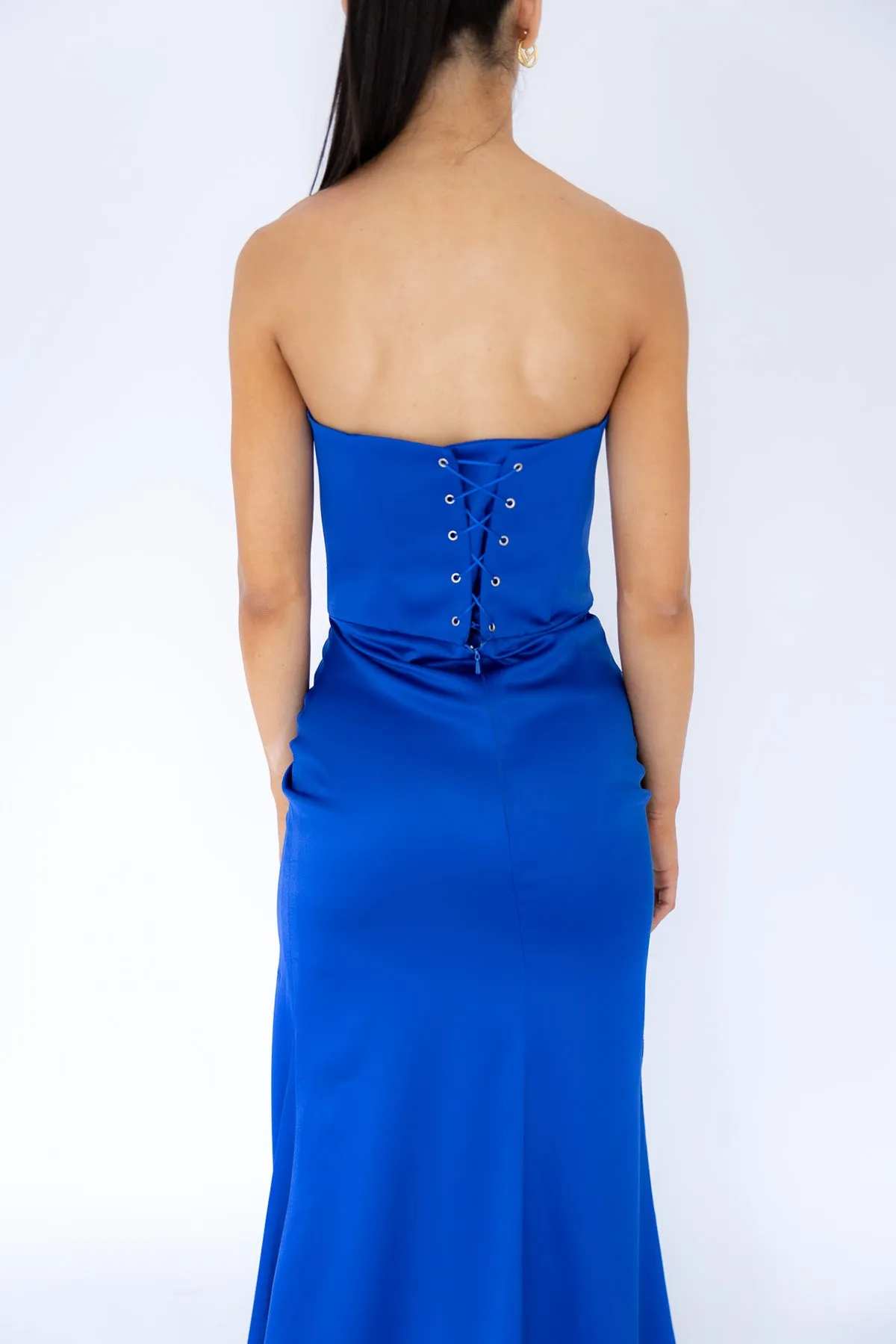 Essence Corset Gown Cobalt Blue by HSH