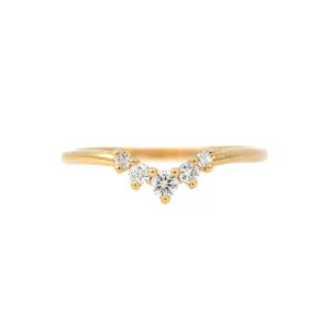 'Faith' Diamond Contour Band