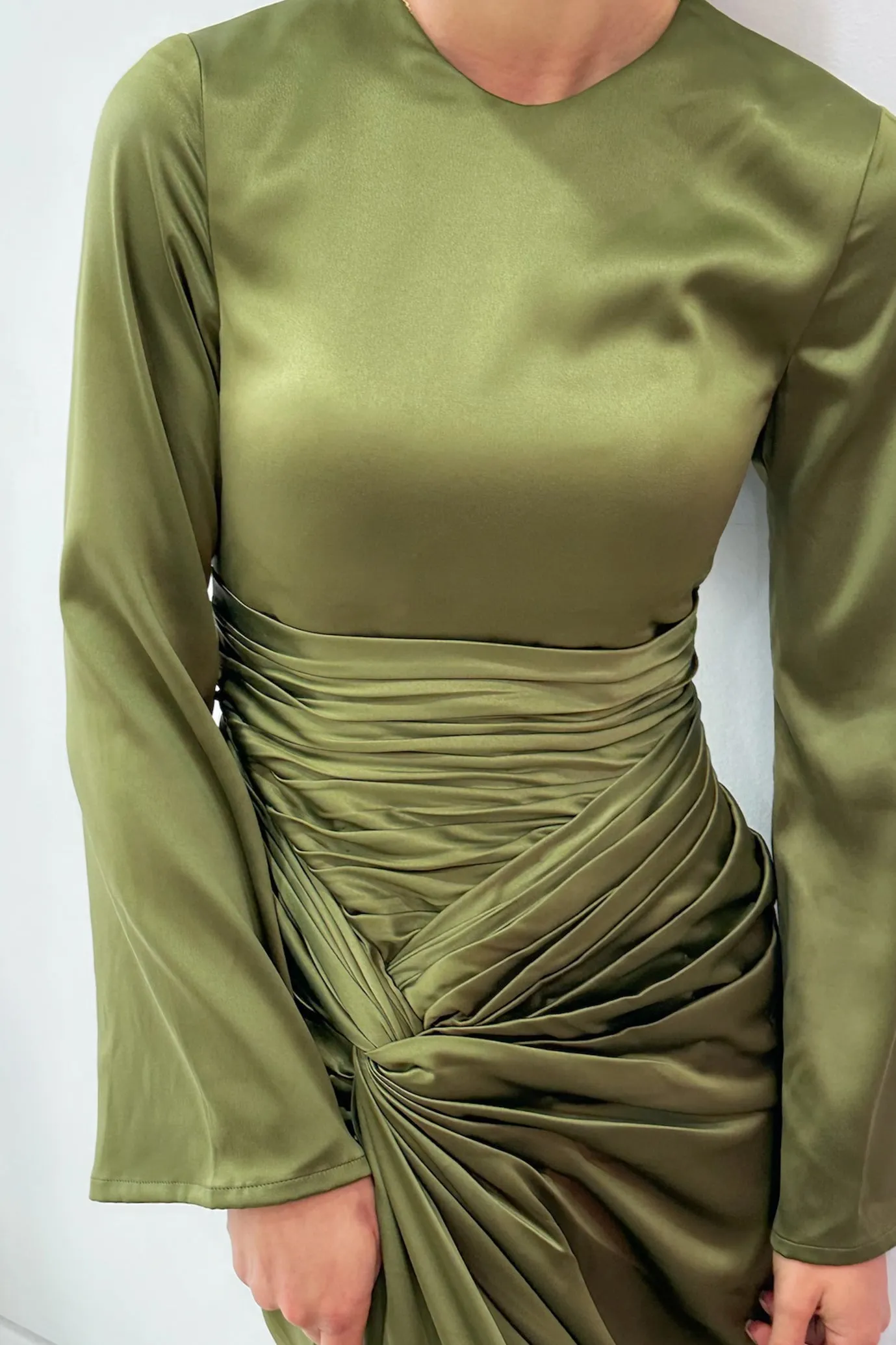 Farrah Dress Khaki by HSH
