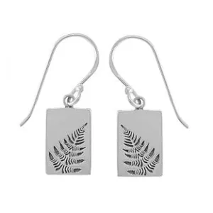 Fern Leaf Drop Earrings