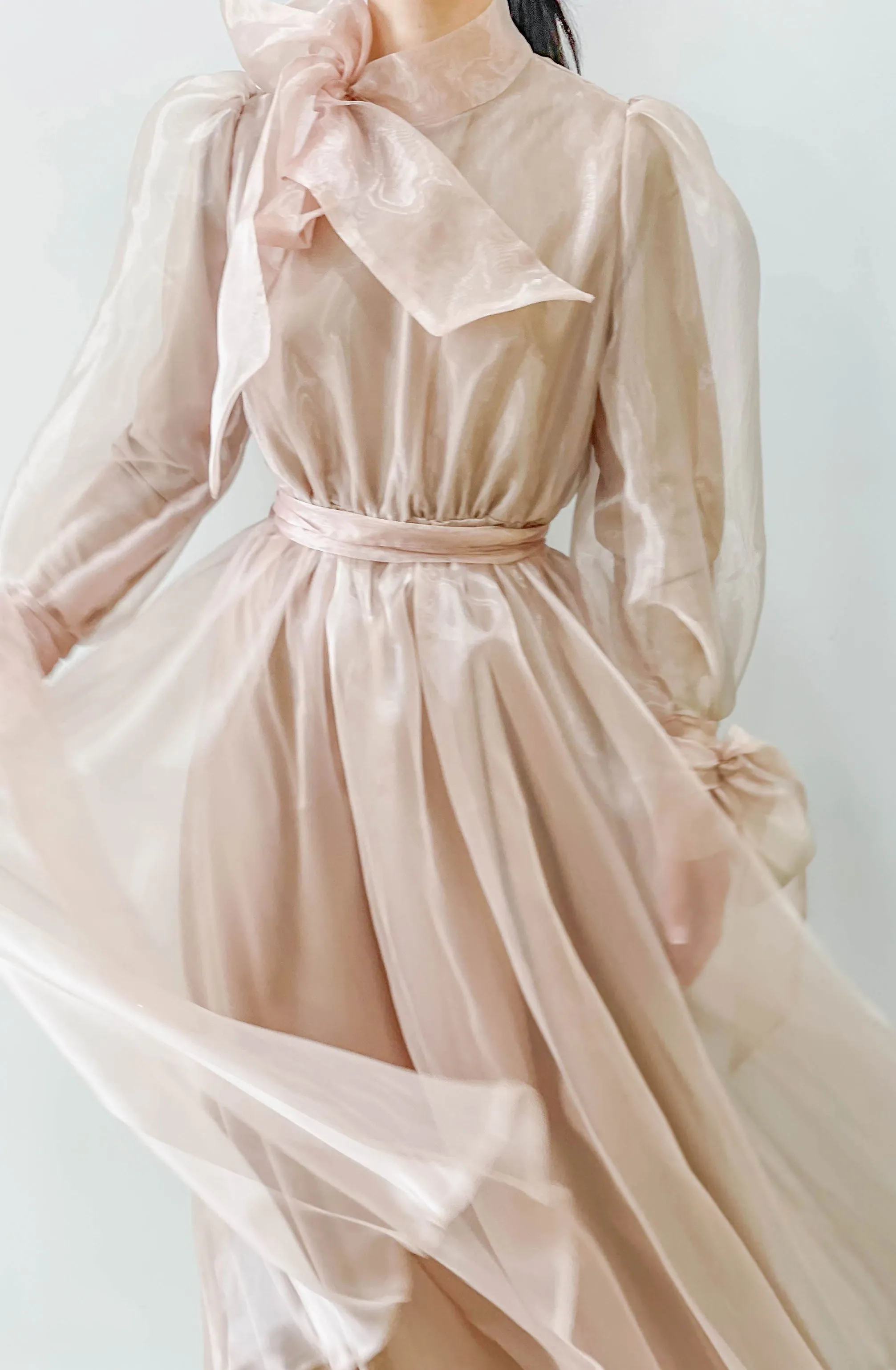 FINAL SALE: Blush Sweetheart Midi Dress by HSH