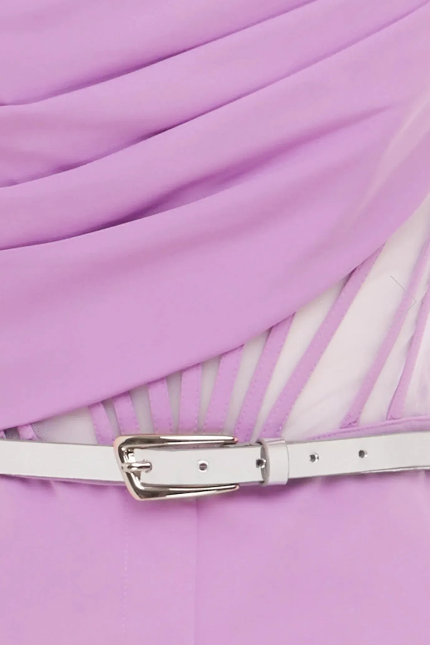 FINAL SALE: Carmen Draped Jumpsuit Lilac by Leo Lin