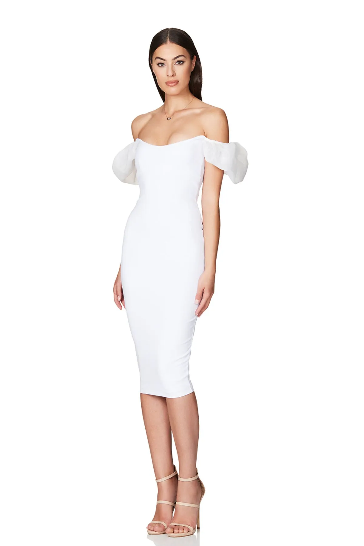 FINAL SALE: Eleganza Midi White by Nookie