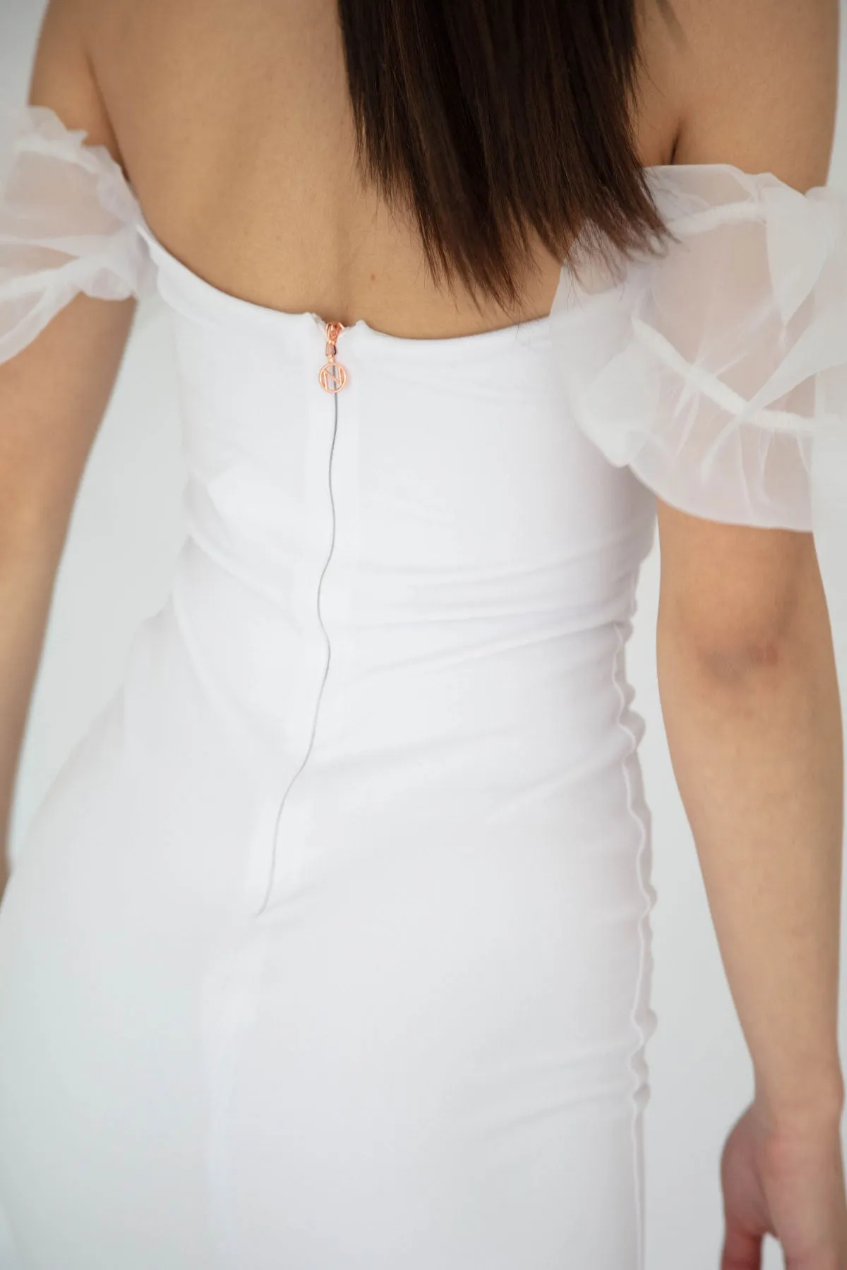 FINAL SALE: Eleganza Midi White by Nookie