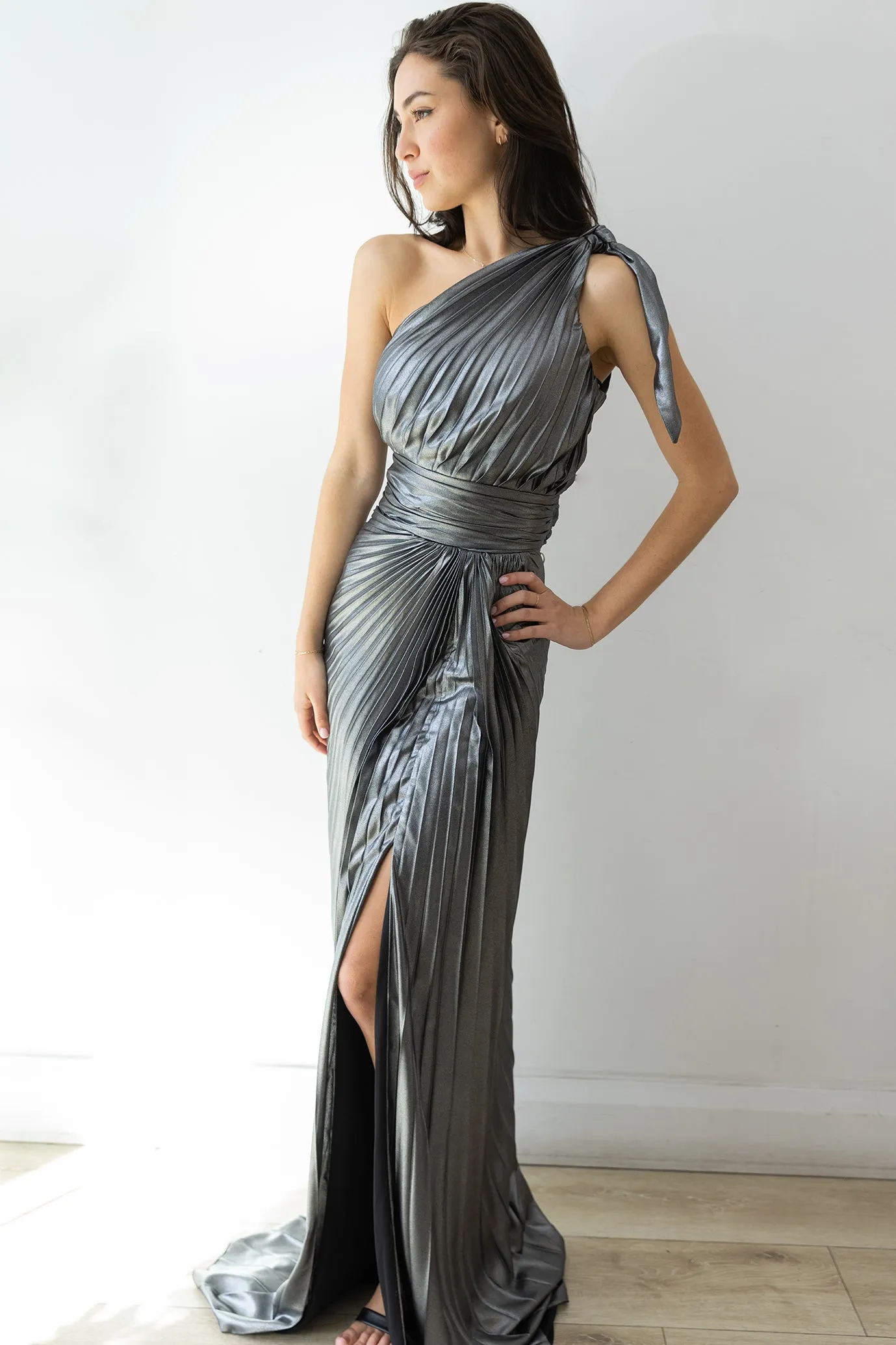 FINAL SALE: Euphoria Gown Silver by HSH