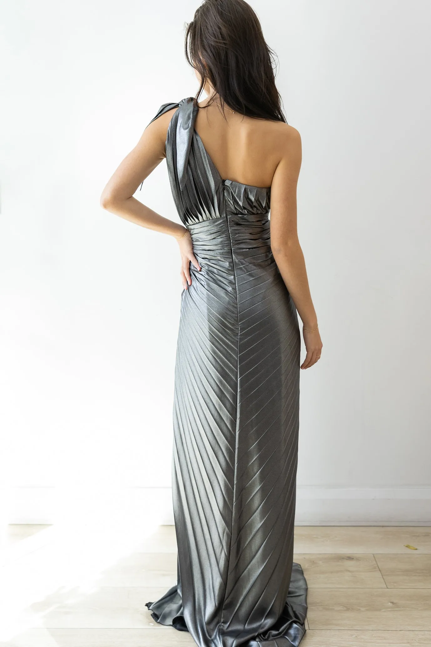 FINAL SALE: Euphoria Gown Silver by HSH