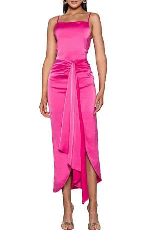 FINAL SALE: Gathered Waist Midi Dress by Elle Zeitoune