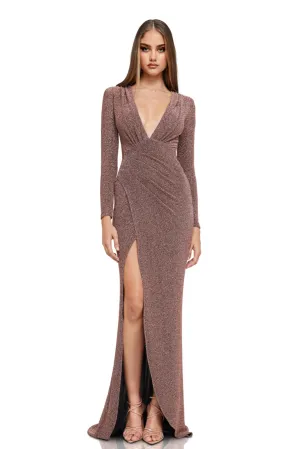 FINAL SALE: Intuition Gown Bronze by Nookie