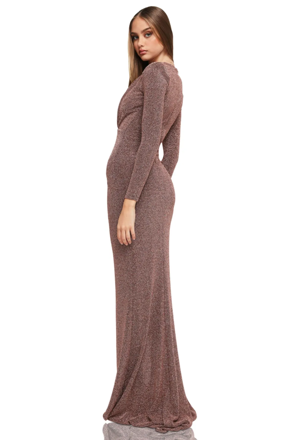 FINAL SALE: Intuition Gown Bronze by Nookie