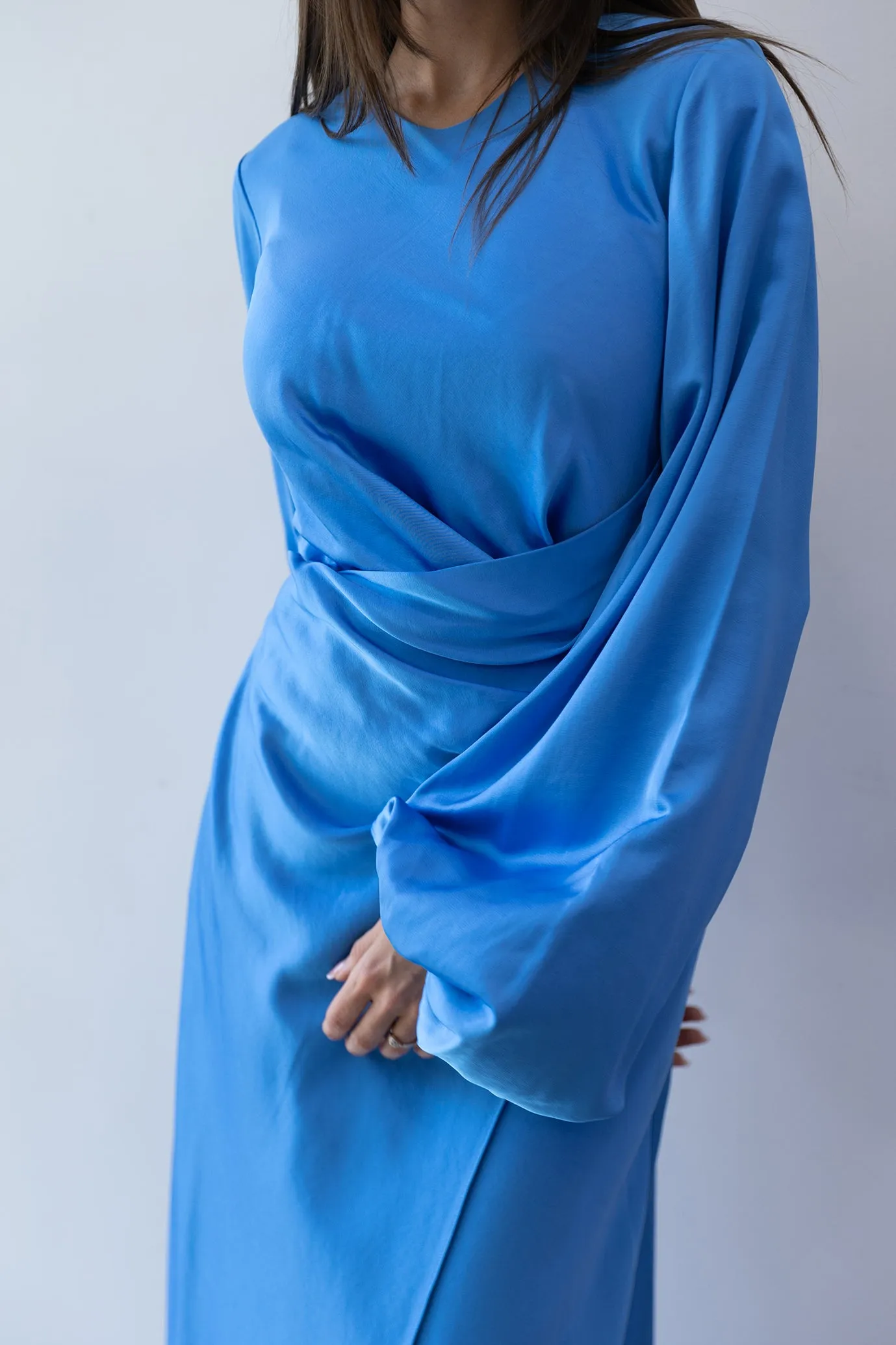 FINAL SALE: Lara Long Sleeve Dress Blue by Significant Other