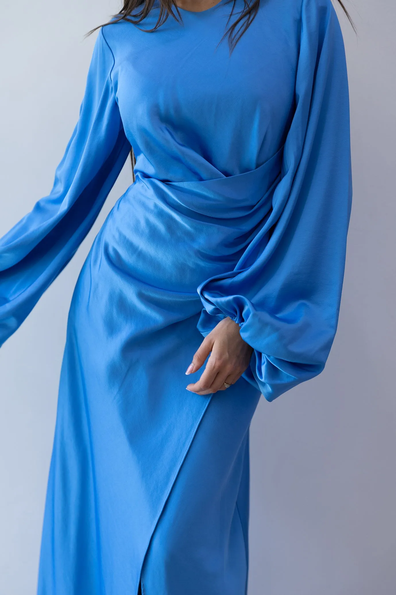 FINAL SALE: Lara Long Sleeve Dress Blue by Significant Other
