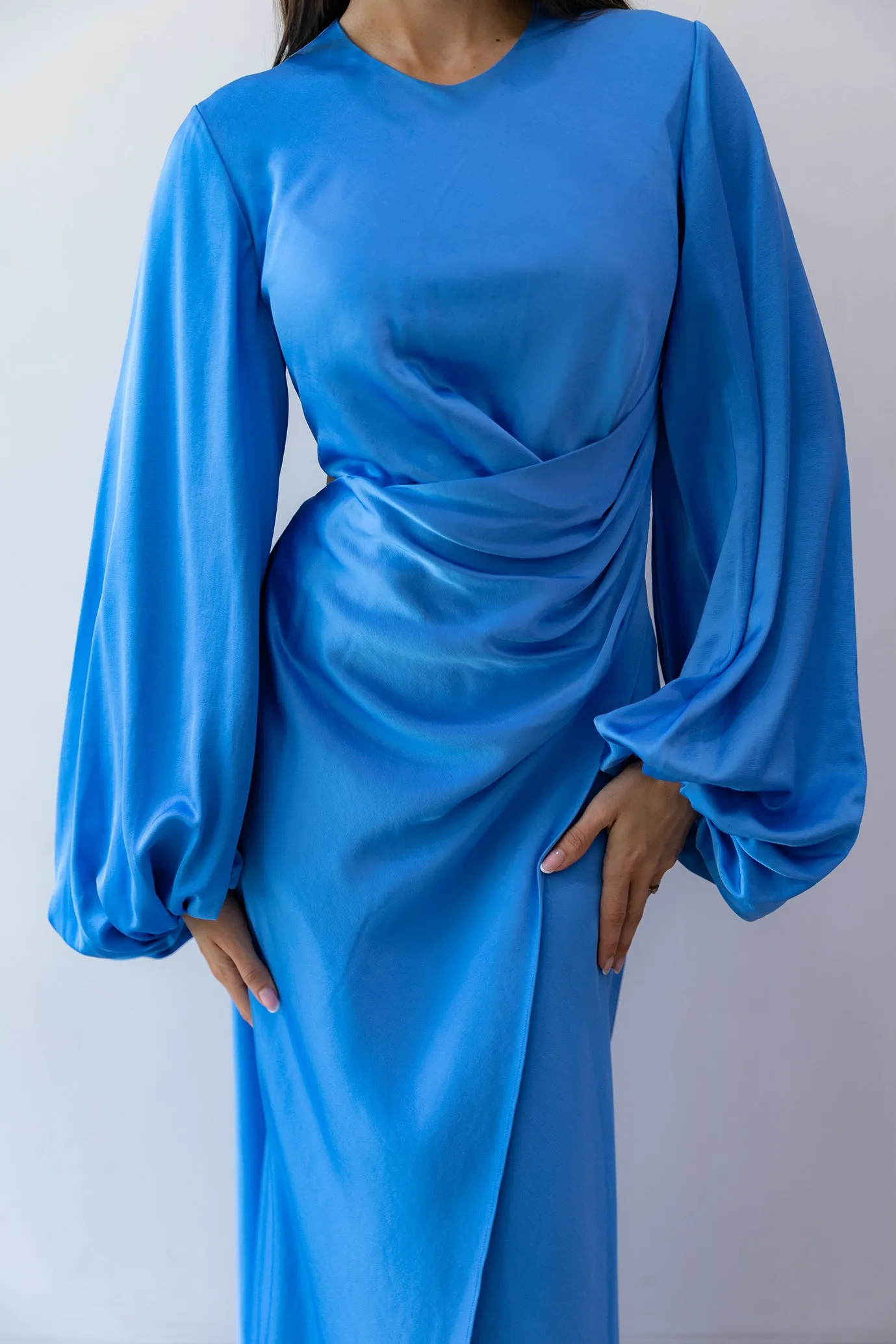 FINAL SALE: Lara Long Sleeve Dress Blue by Significant Other