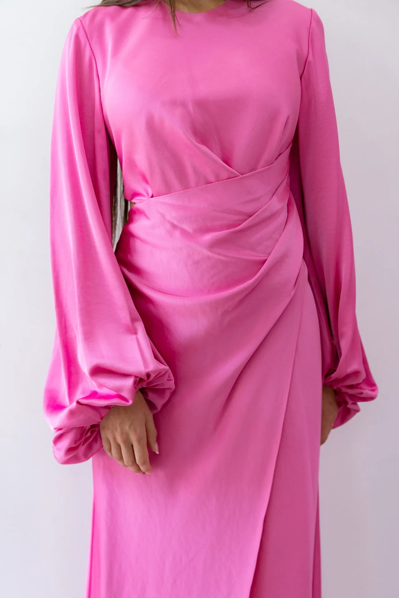 FINAL SALE: Lara Long Sleeve Dress Pop Pink by Significant Other