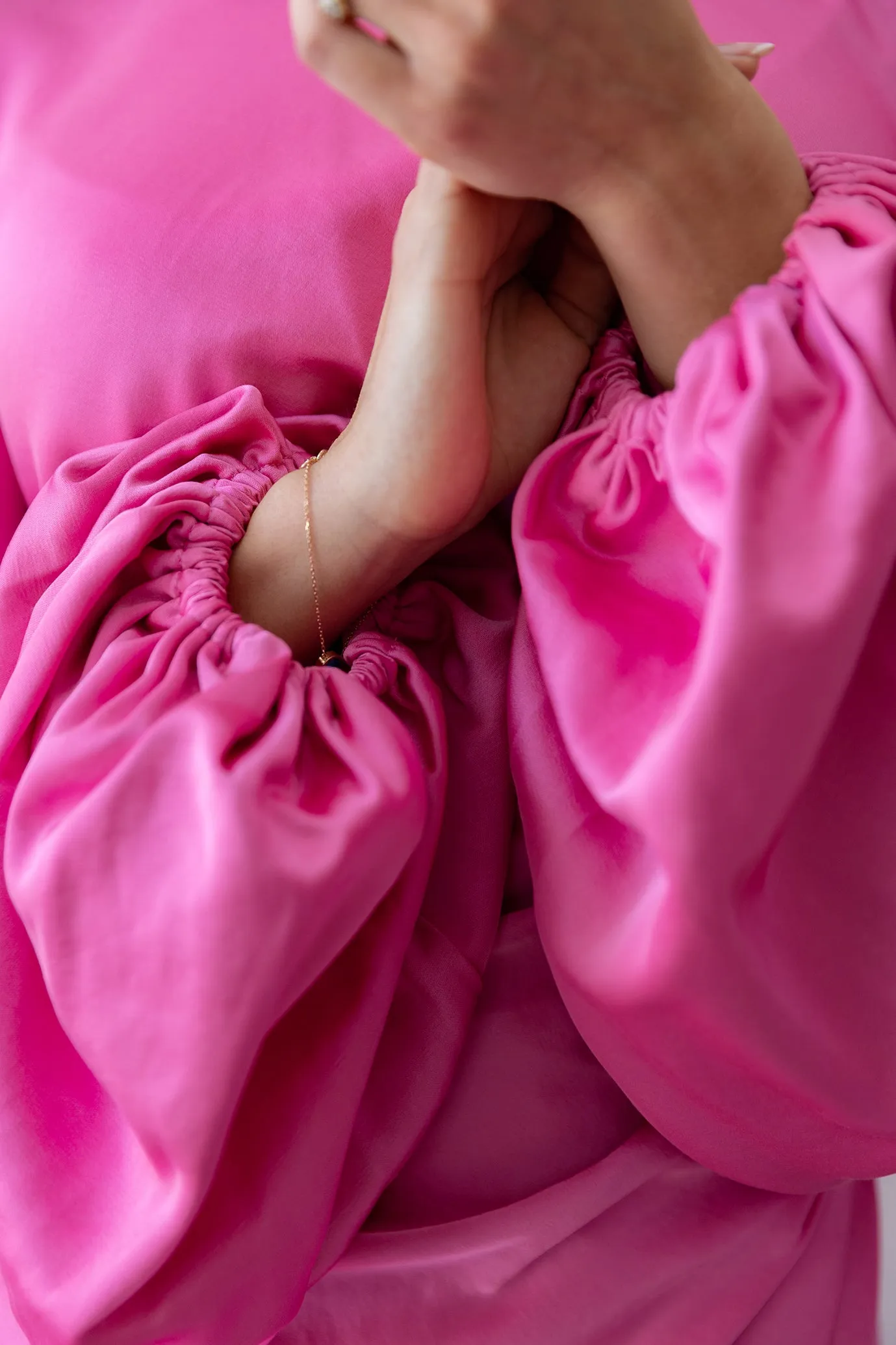 FINAL SALE: Lara Long Sleeve Dress Pop Pink by Significant Other