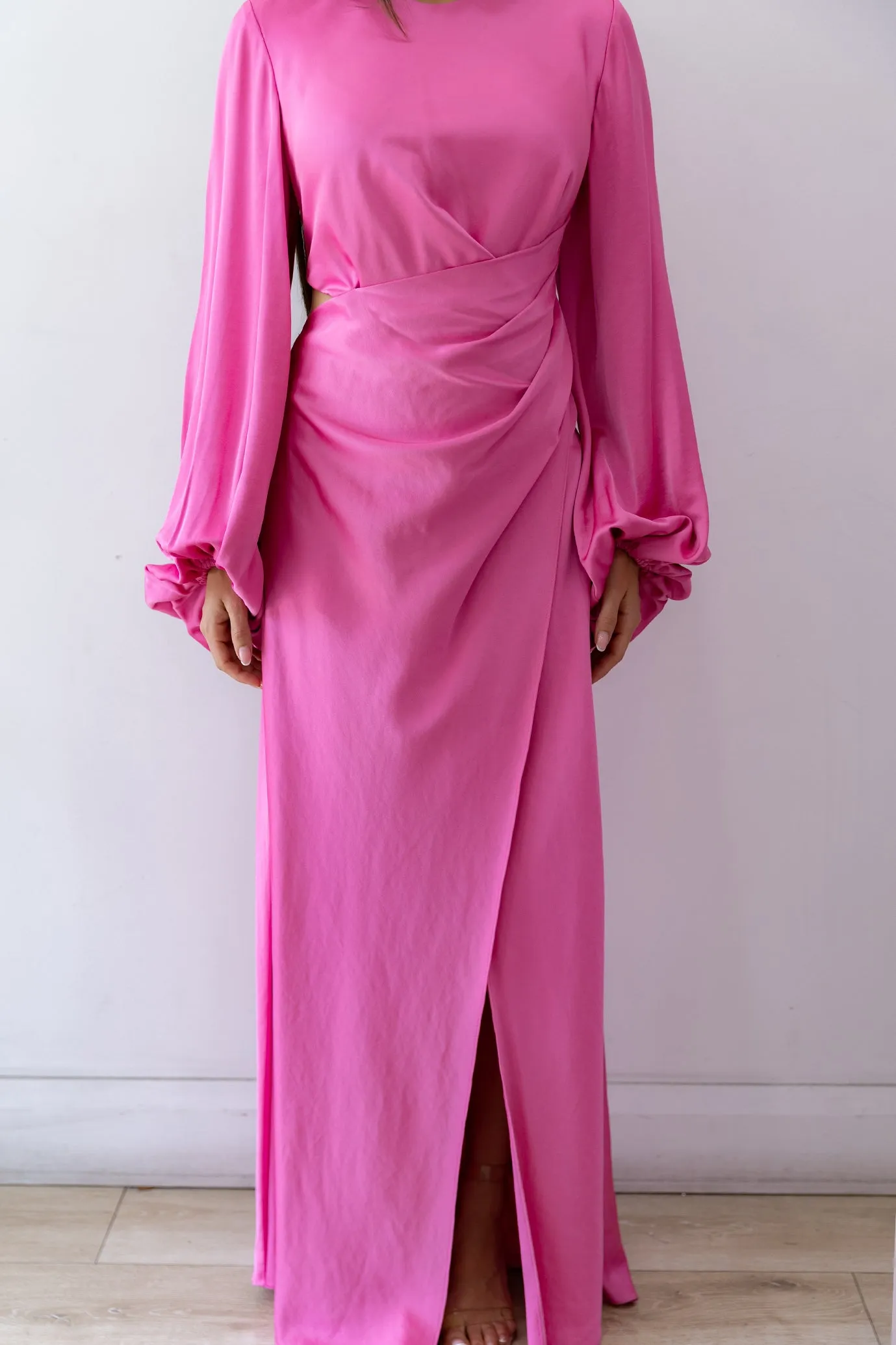 FINAL SALE: Lara Long Sleeve Dress Pop Pink by Significant Other