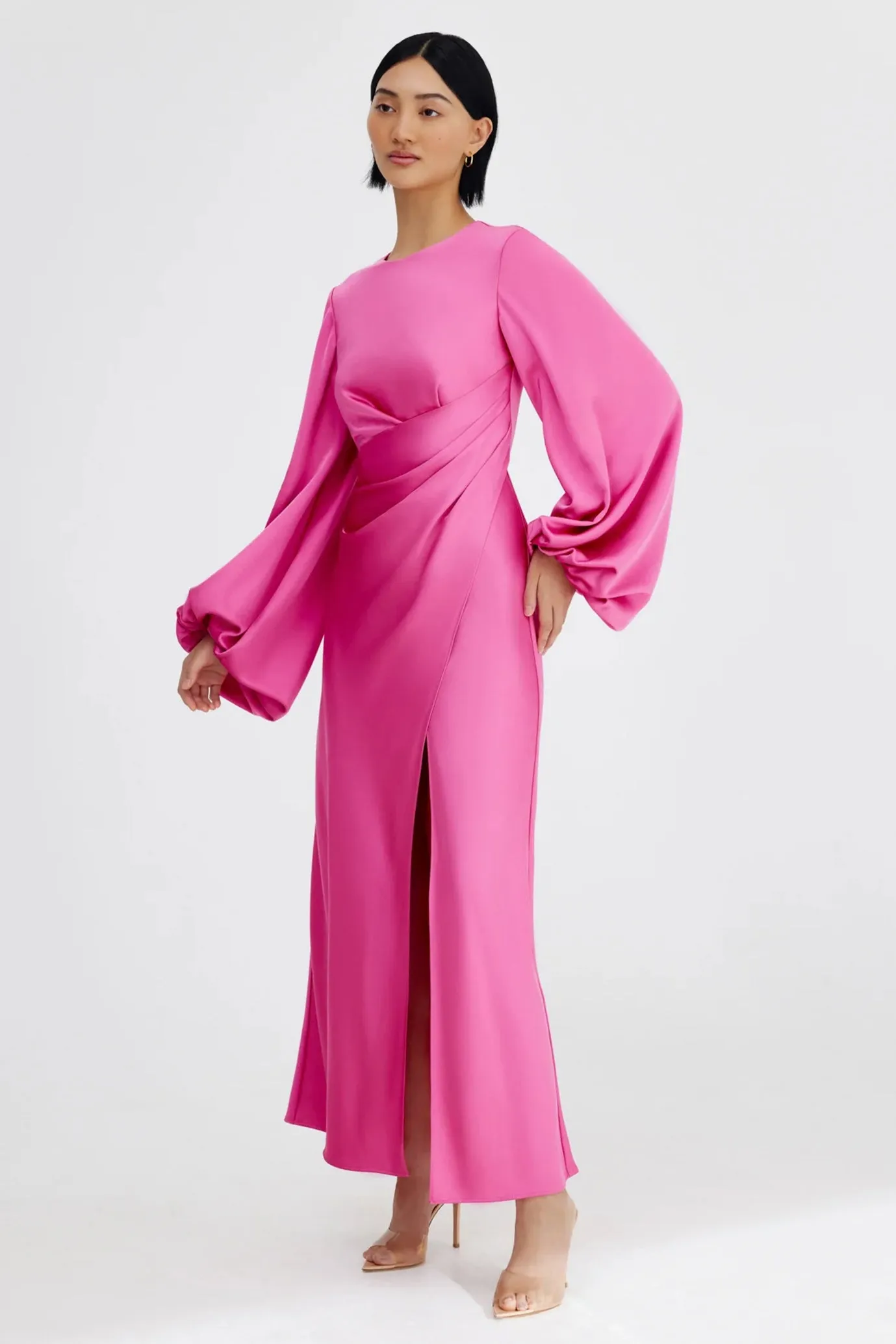 FINAL SALE: Lara Long Sleeve Dress Pop Pink by Significant Other