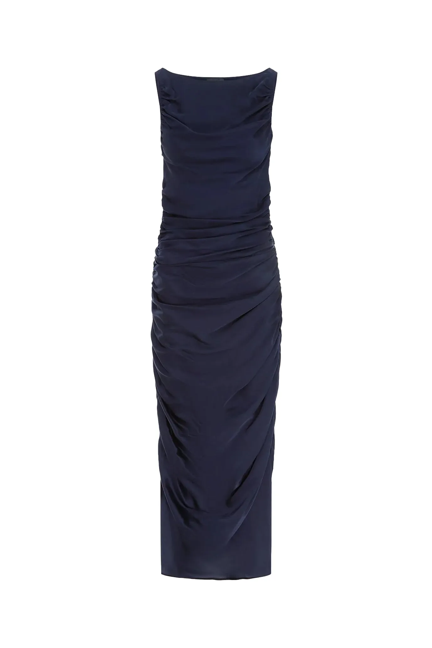 FINAL SALE: Laura Midi Dress Oxford Blue by Leo Lin