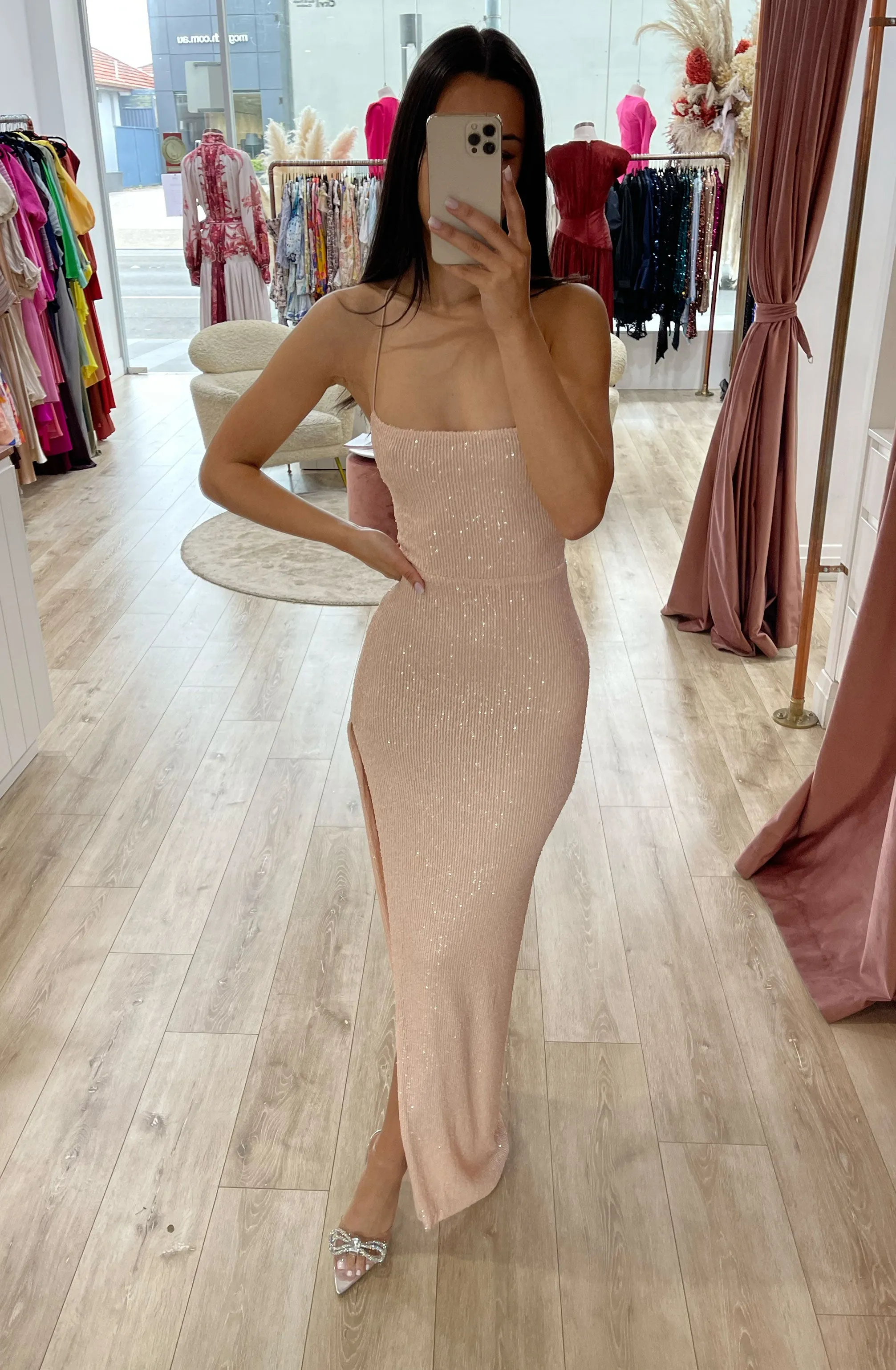 FINAL SALE: Leilani Gown Nude by Nookie