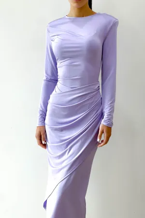 FINAL SALE: Mania Lilac Midi Dress by HSH