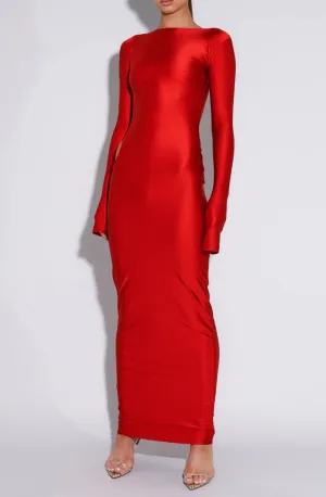 FINAL SALE: Meika Dress Cherry Red by Effie Kats