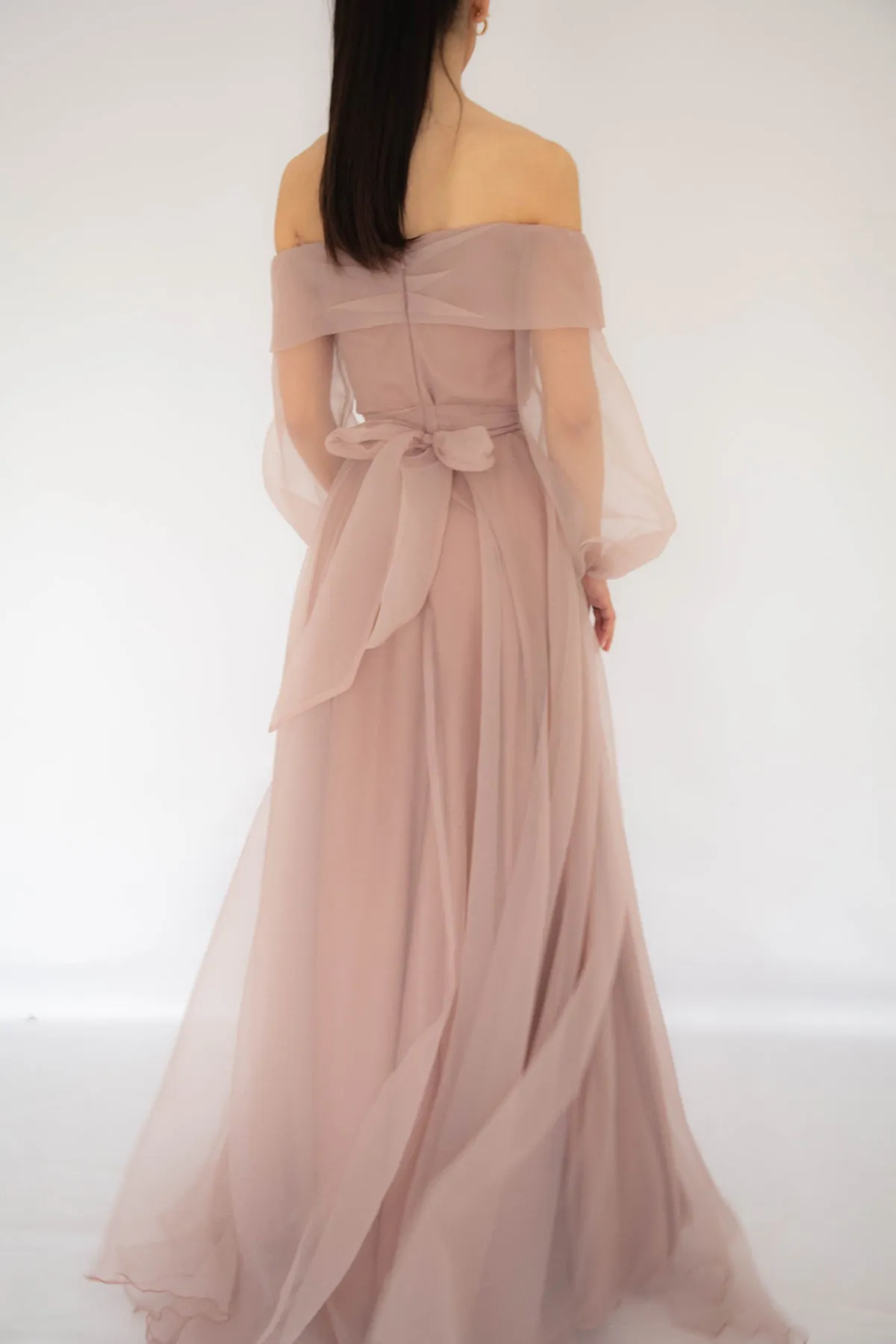 FINAL SALE: Rana Gown In Blush by HSH