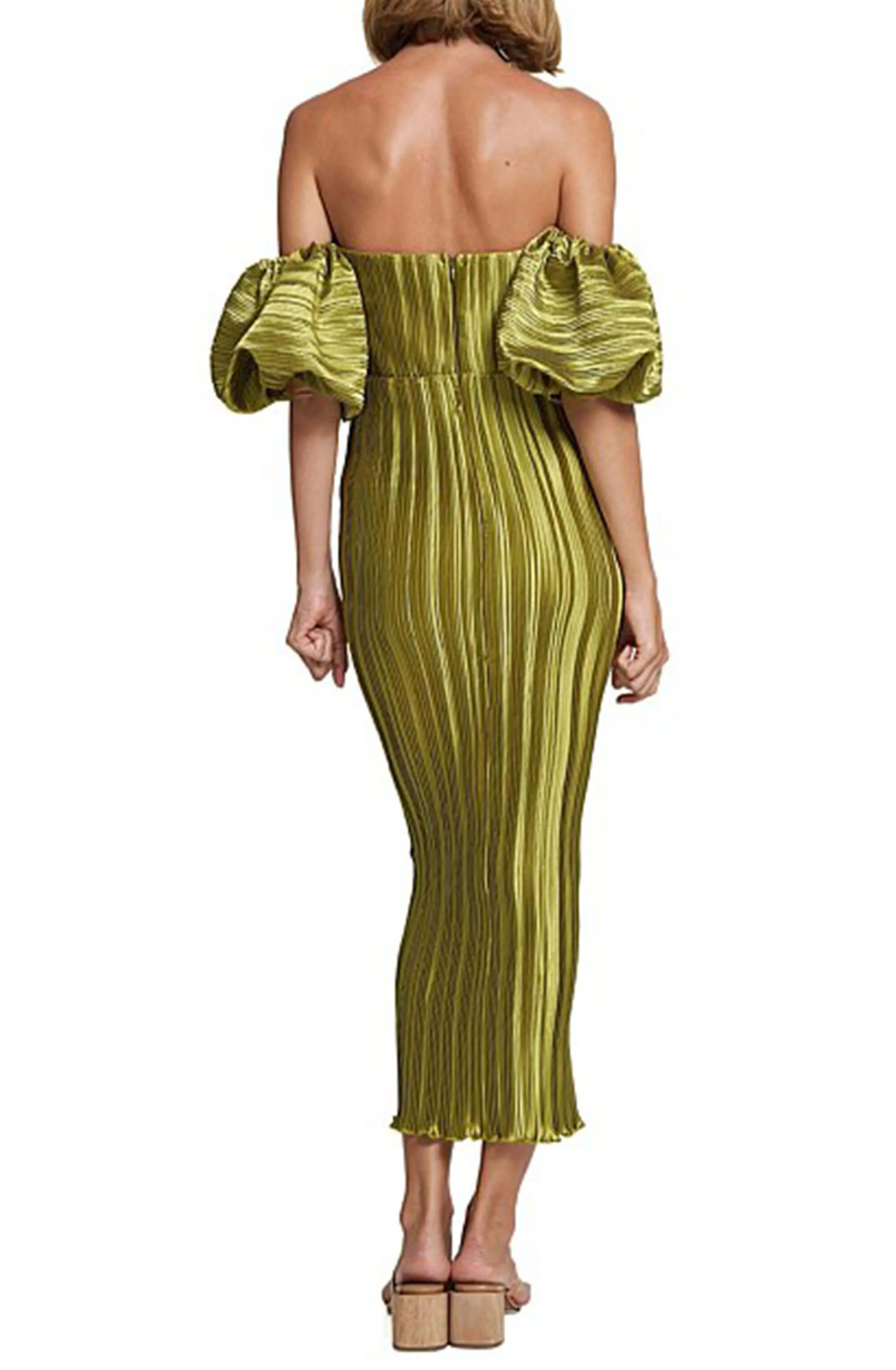FINAL SALE: Sirene Dress - Olive by L'IDÉE WOMAN