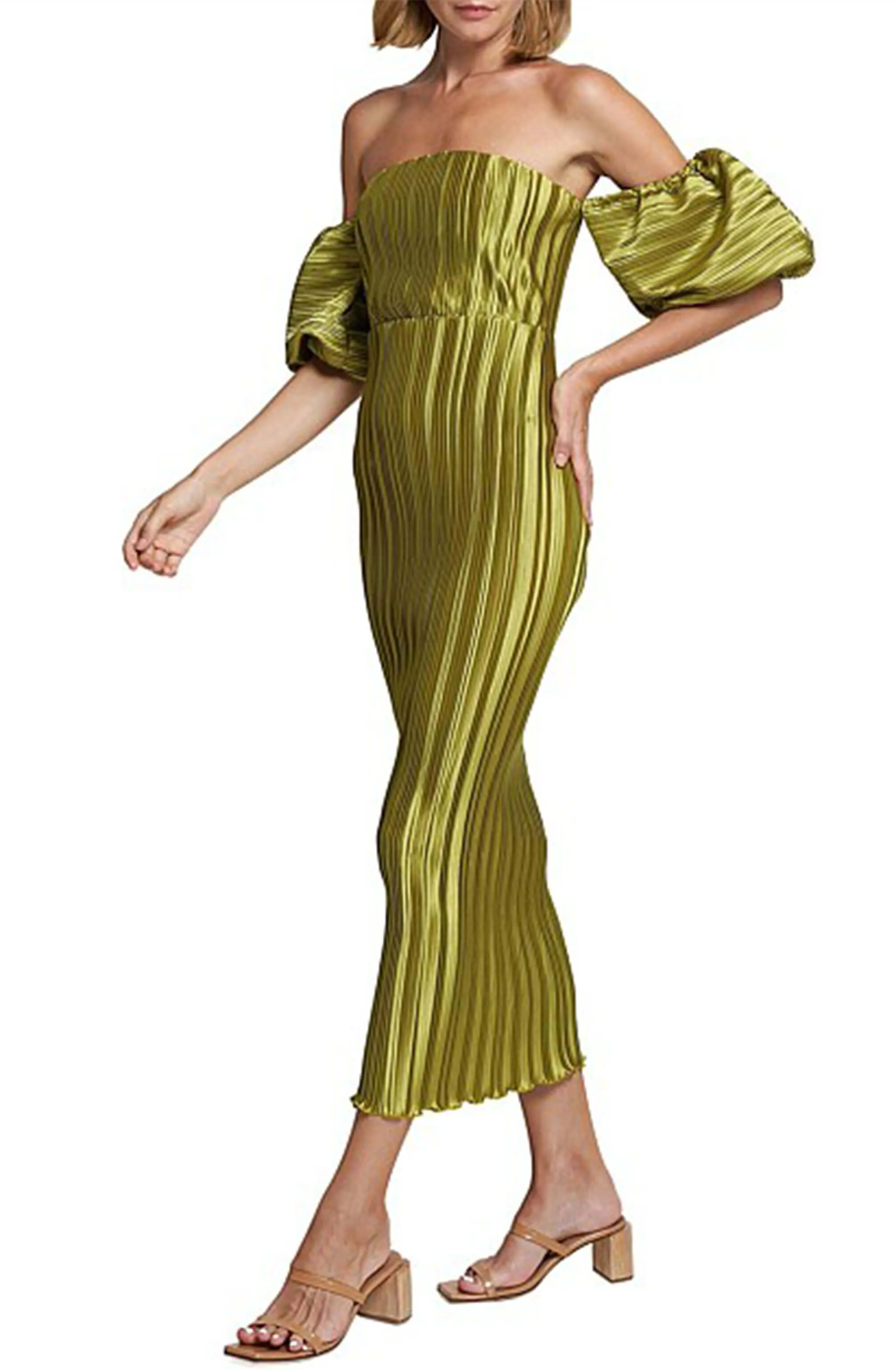 FINAL SALE: Sirene Dress - Olive by L'IDÉE WOMAN