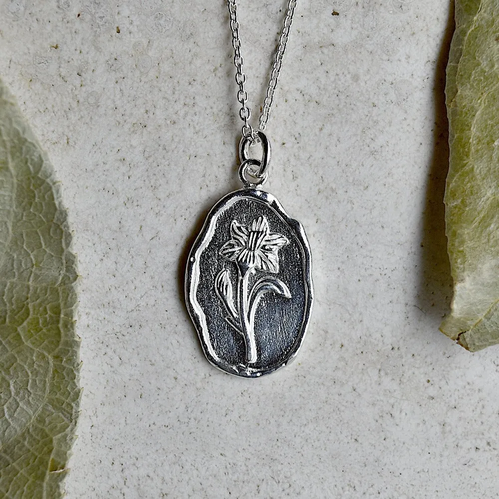 Flower of the Month Talisman Necklace