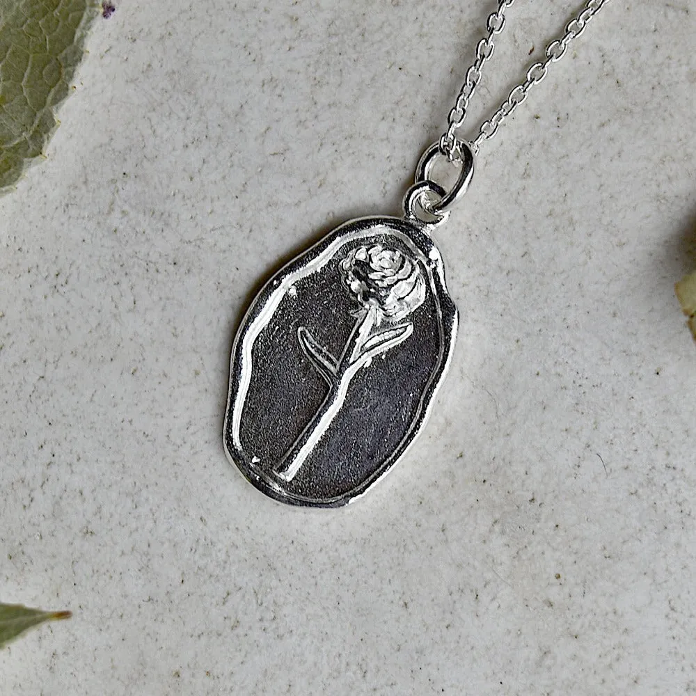 Flower of the Month Talisman Necklace