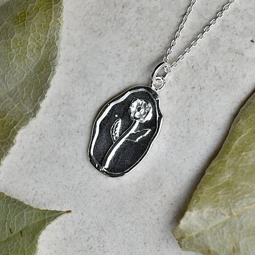 Flower of the Month Talisman Necklace