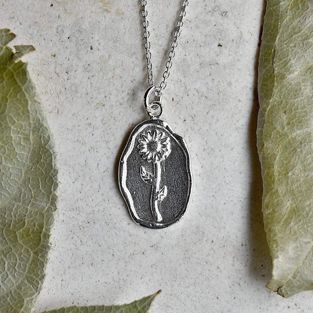 Flower of the Month Talisman Necklace