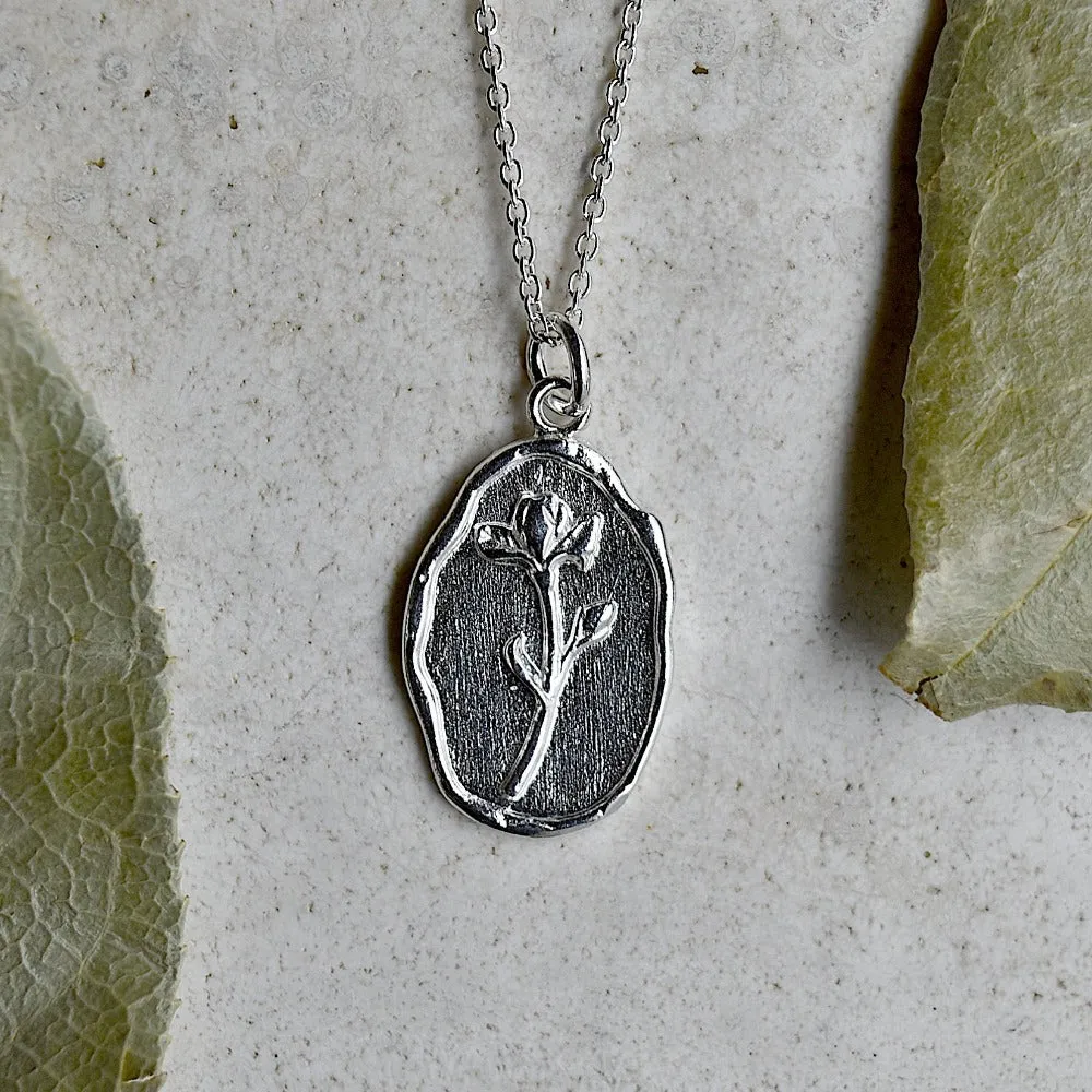 Flower of the Month Talisman Necklace