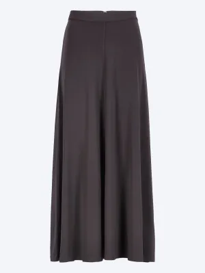 Fluid jersey skirt