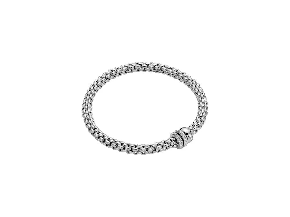 Fope Solo 18ct White Gold 0.56ct Diamond Bracelet