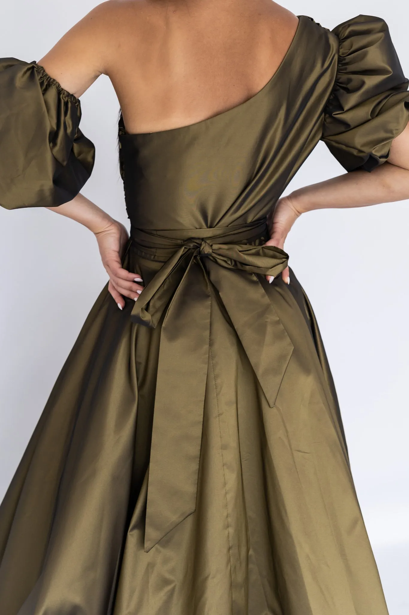 Fragrance Gown Khaki by HSH