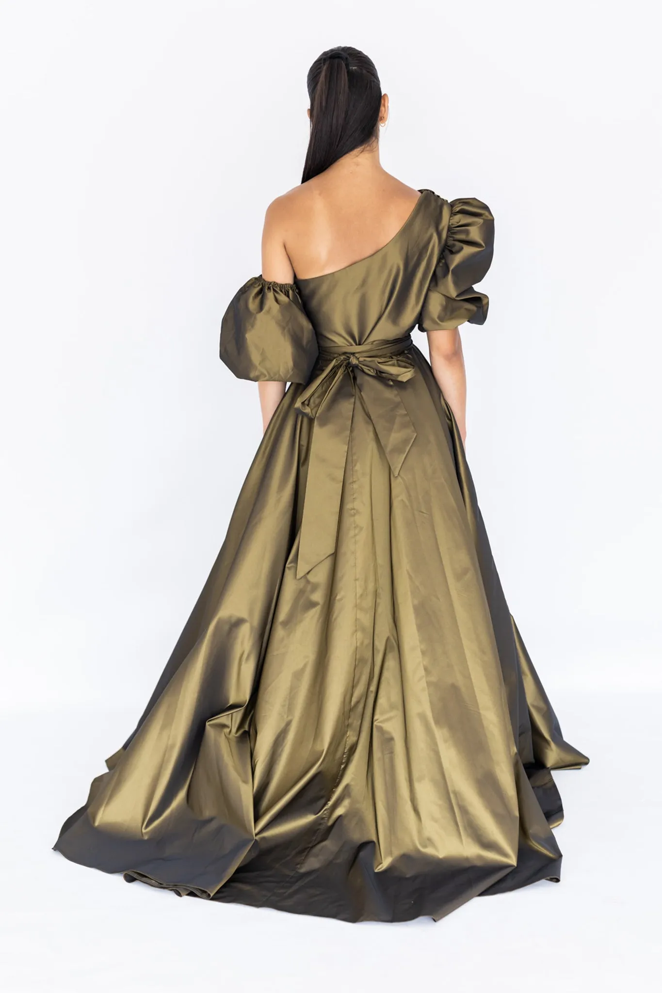Fragrance Gown Khaki by HSH