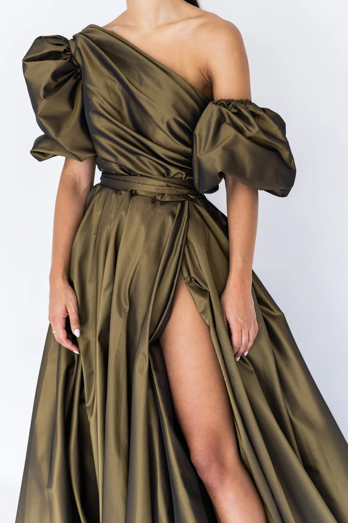 Fragrance Gown Khaki by HSH