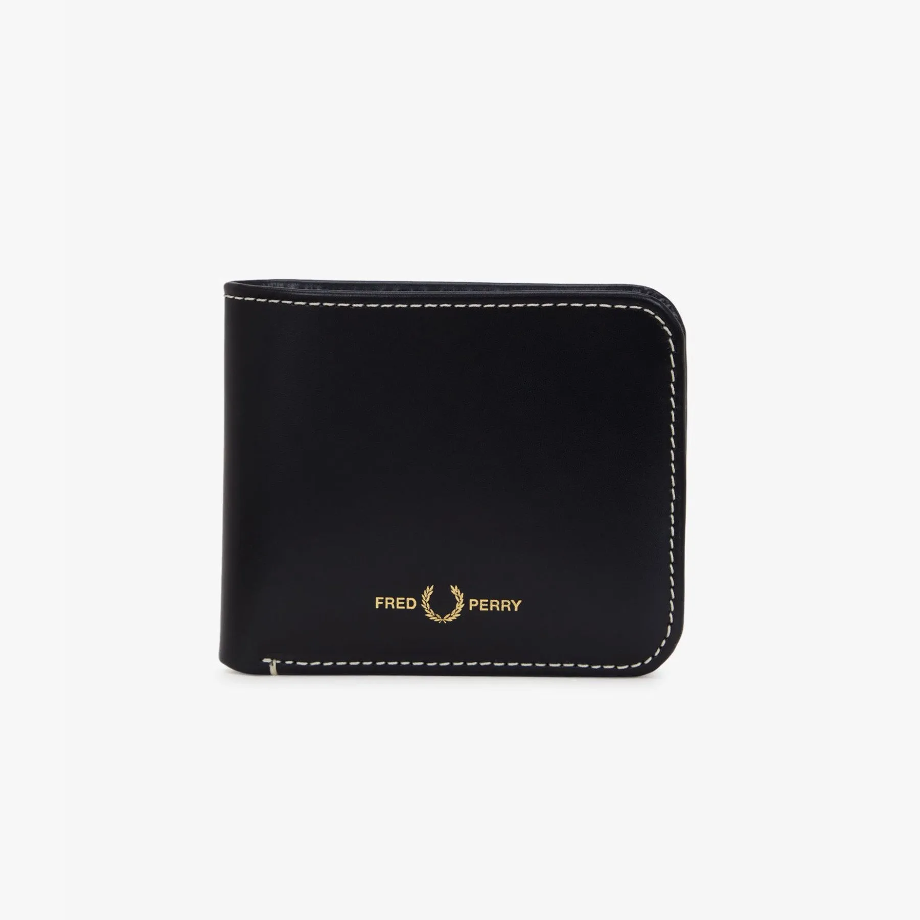 Fred Perry Box Leather Billfold Wallet
