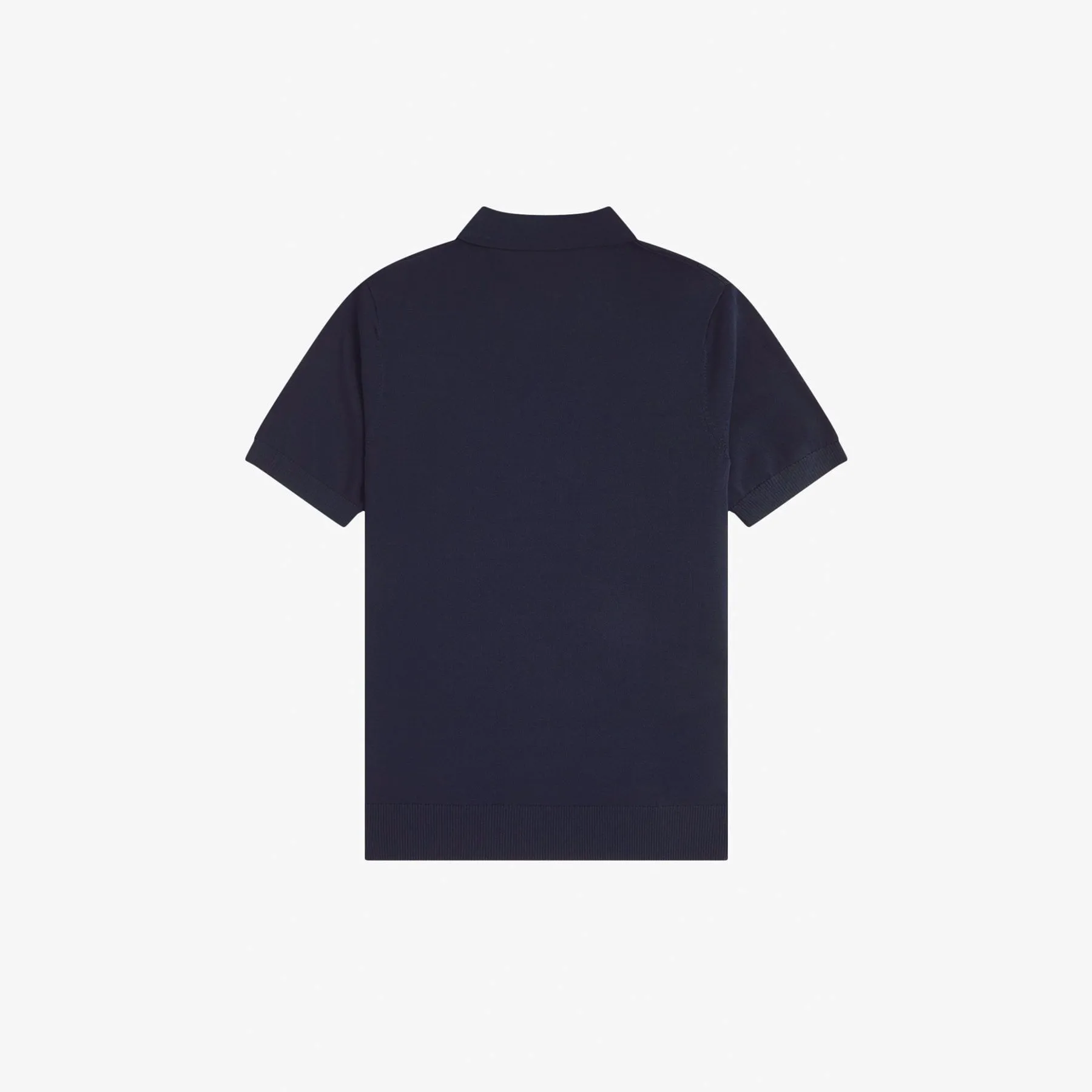 Fred Perry Cable Knitted Shirt-Navy-K9748-608