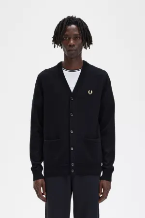 Fred Perry Classic Cardigan : Black